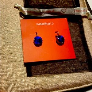 Sabika Golf Bright blue earrings